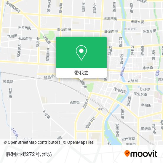 胜利西街272号地图