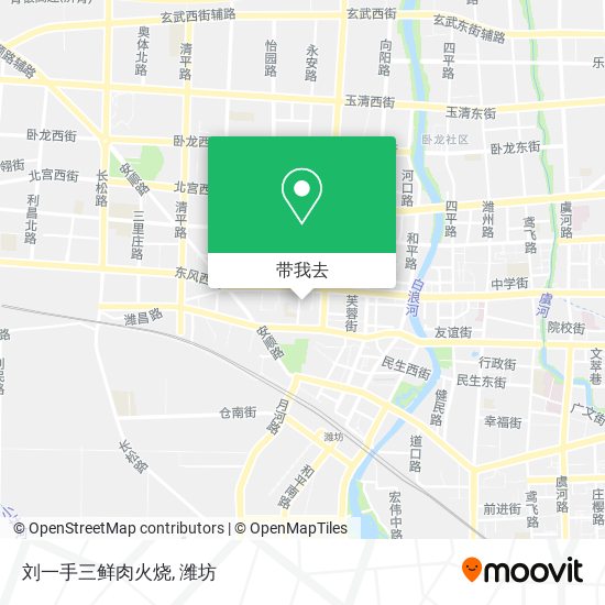 刘一手三鲜肉火烧地图
