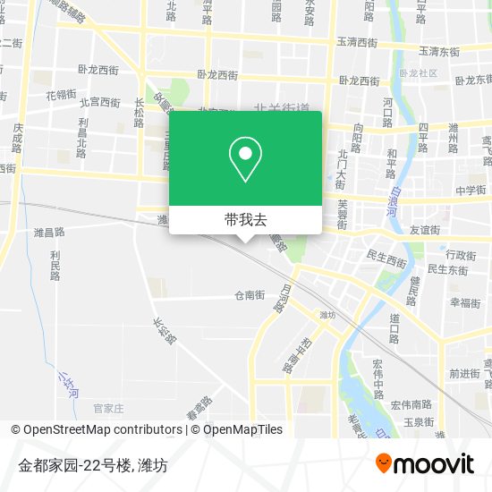 金都家园-22号楼地图