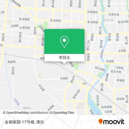 金都家园-17号楼地图