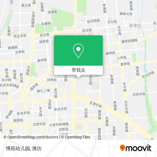 博苑幼儿园地图