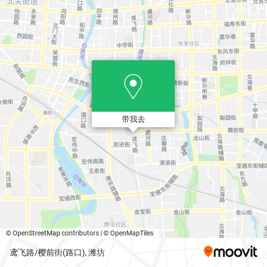 鸢飞路/樱前街(路口)地图