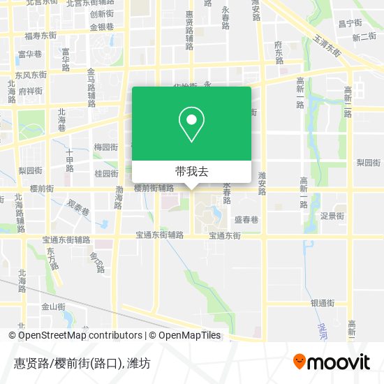 惠贤路/樱前街(路口)地图