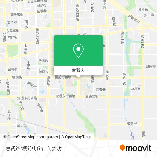 惠贤路/樱前街(路口)地图