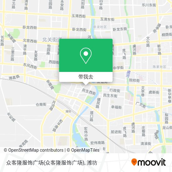 众客隆服饰广场地图