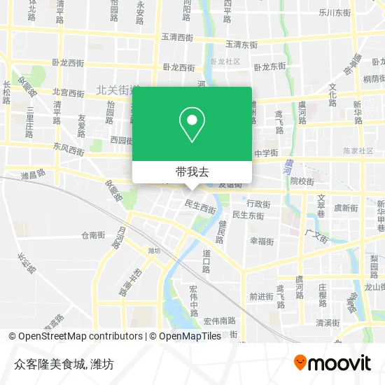 众客隆美食城地图