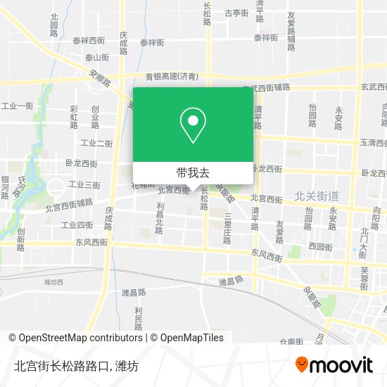 北宫街长松路路口地图
