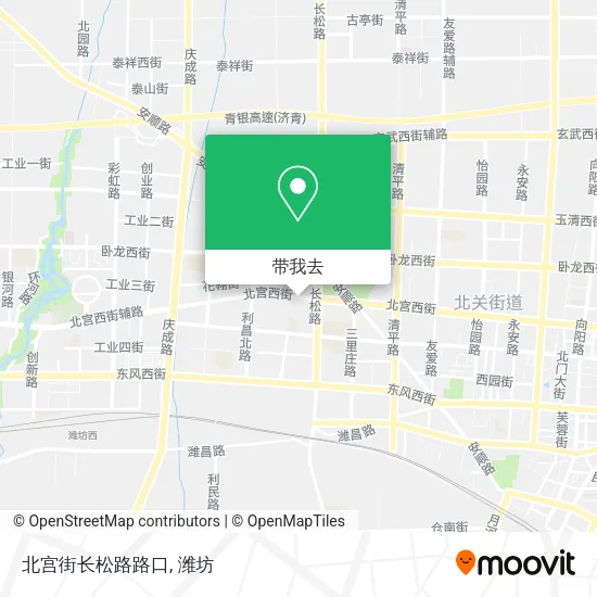 北宫街长松路路口地图
