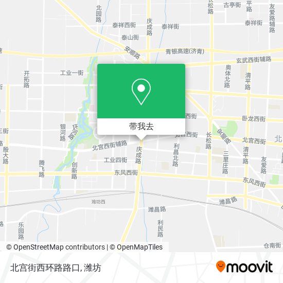 北宫街西环路路口地图