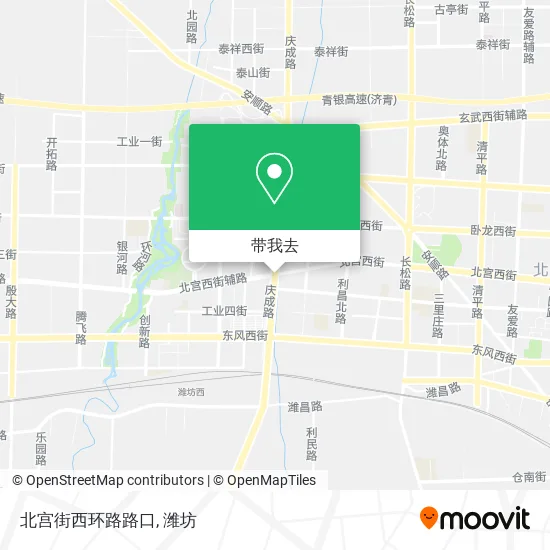 北宫街西环路路口地图