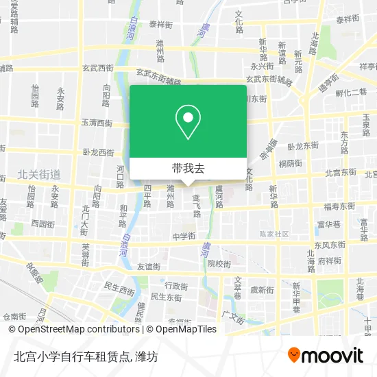 北宫小学自行车租赁点地图