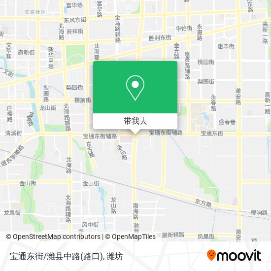 宝通东街/潍县中路(路口)地图