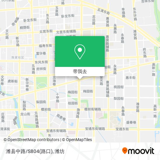 潍县中路/S804(路口)地图