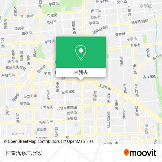 恒泰汽修厂地图