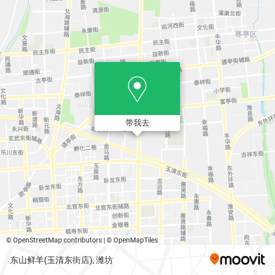 东山鲜羊(玉清东街店)地图