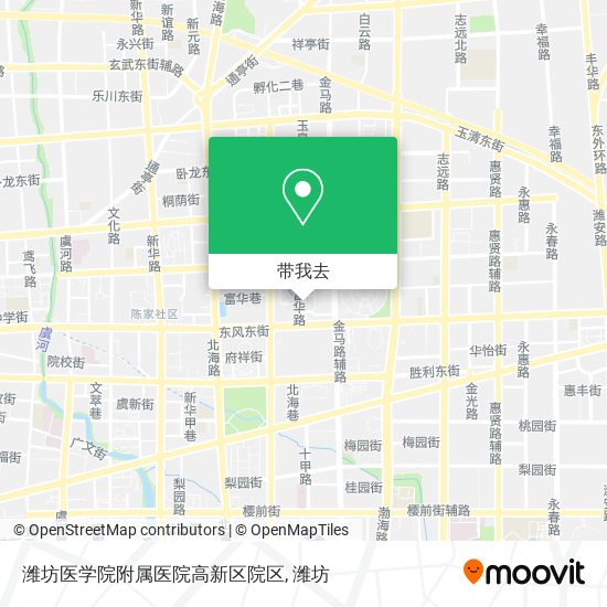 潍坊医学院附属医院高新区院区地图