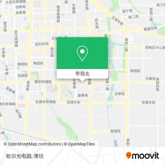 歌尔光电园地图
