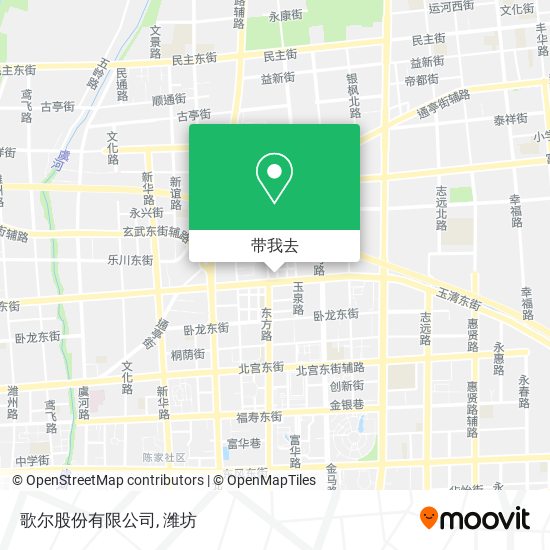 歌尔股份有限公司地图