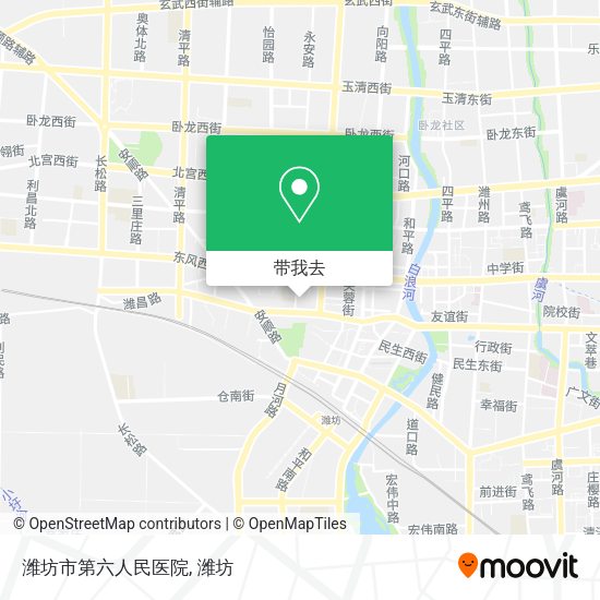 潍坊市第六人民医院地图