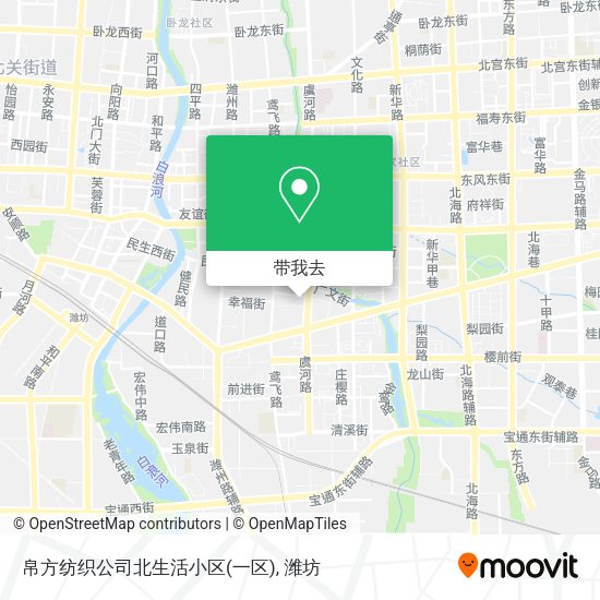 帛方纺织公司北生活小区(一区)地图