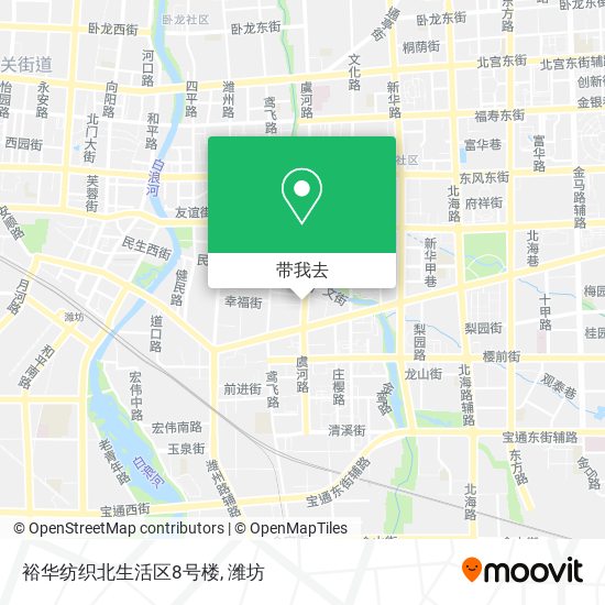 裕华纺织北生活区8号楼地图