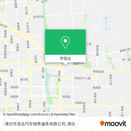 潍坊市圣达汽车销售服务有限公司地图