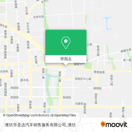潍坊市圣达汽车销售服务有限公司地图
