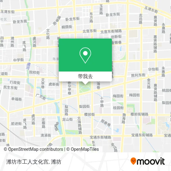 潍坊市工人文化宫地图