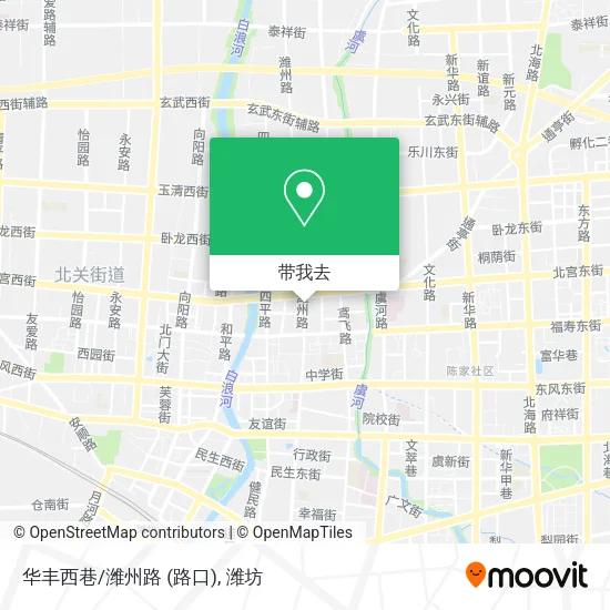 华丰西巷/潍州路 (路口)地图
