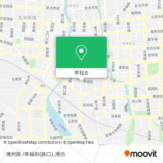 潍州路 /幸福街(路口)地图