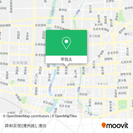 舜和宾馆(潍州路)地图