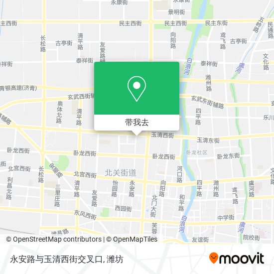 永安路与玉清西街交叉口地图
