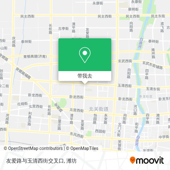 友爱路与玉清西街交叉口地图
