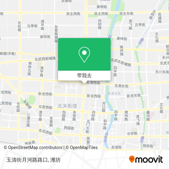 玉清街月河路路口地图