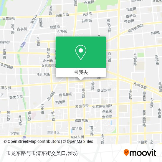 玉龙东路与玉清东街交叉口地图
