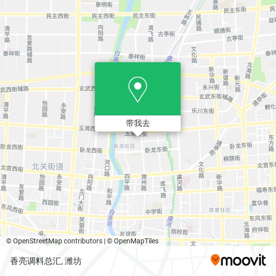 香亮调料总汇地图