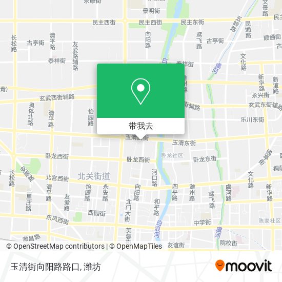 玉清街向阳路路口地图