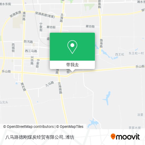 八马路德刚煤炭经贸有限公司地图