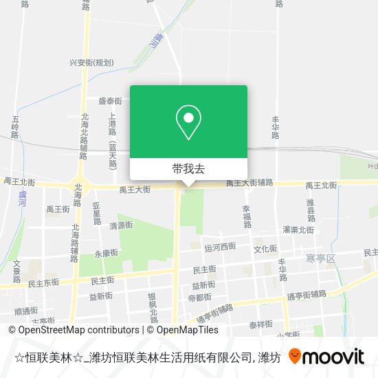 ☆恒联美林☆_潍坊恒联美林生活用纸有限公司地图