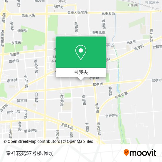 泰祥花苑57号楼地图
