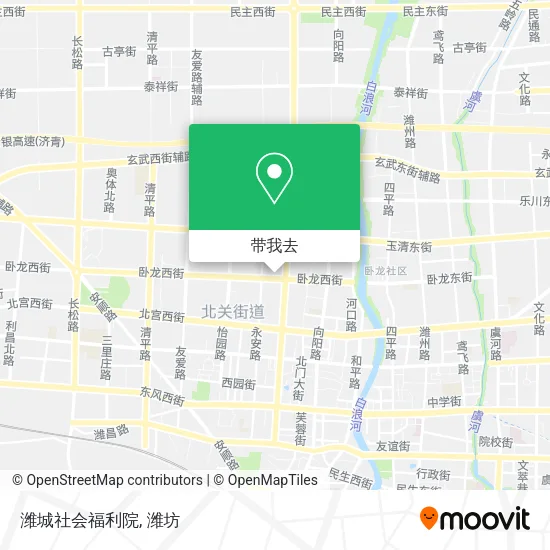 潍城社会福利院地图