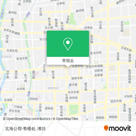 北海公馆-售楼处地图