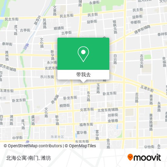 北海公寓-南门地图