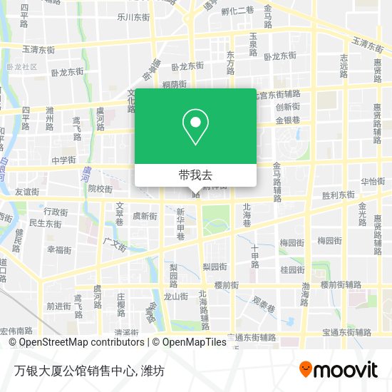 万银大厦公馆销售中心地图