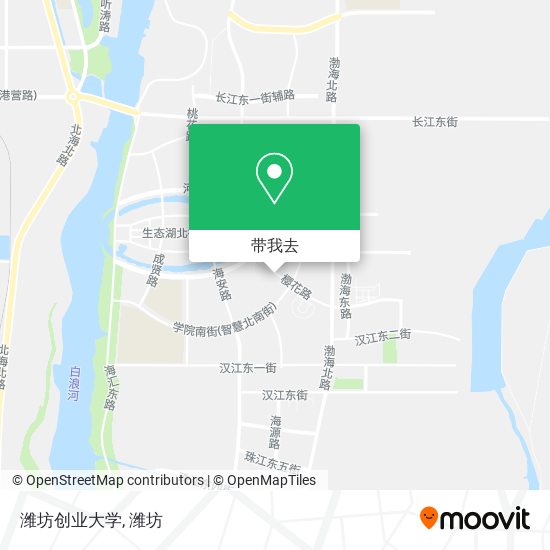 潍坊创业大学地图