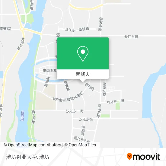 潍坊创业大学地图