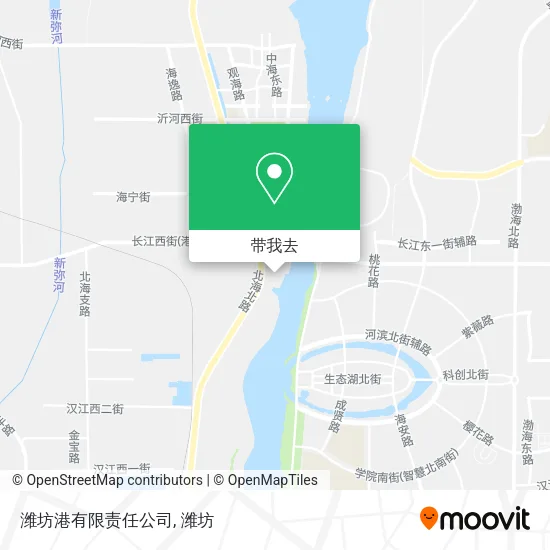 潍坊港有限责任公司地图