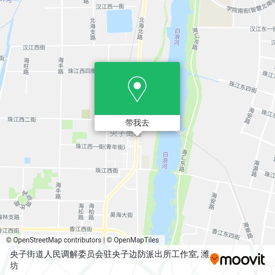 央子街道人民调解委员会驻央子边防派出所工作室地图