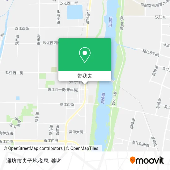 潍坊市央子地税局地图