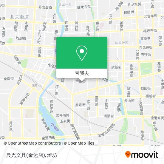 晨光文具(金运店)地图